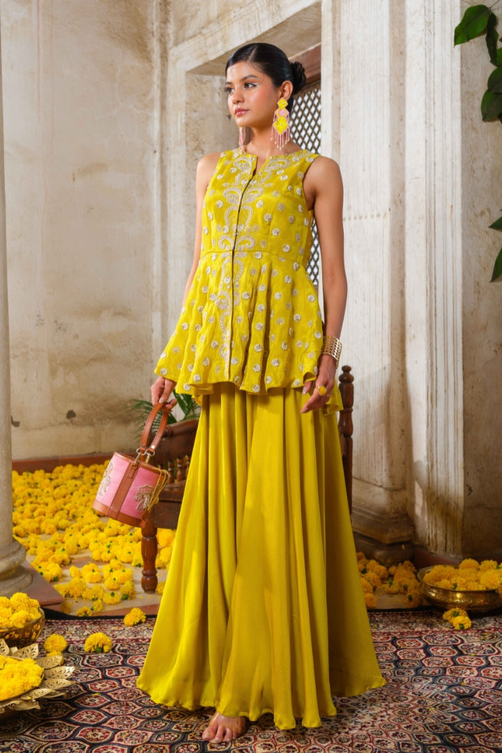 Chandini peplum set