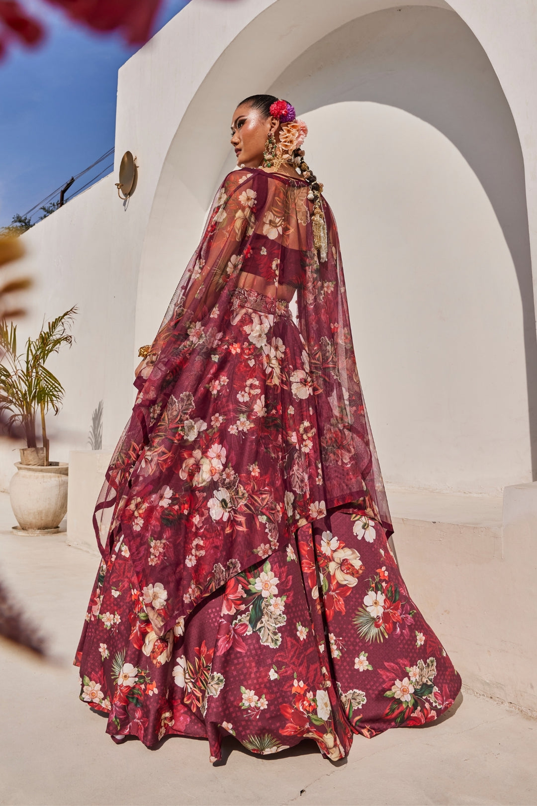 Zehra lehenga cape set