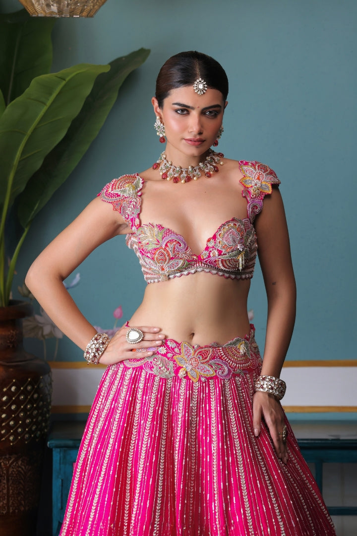 Niharika Sood In Raha Lehenga Set