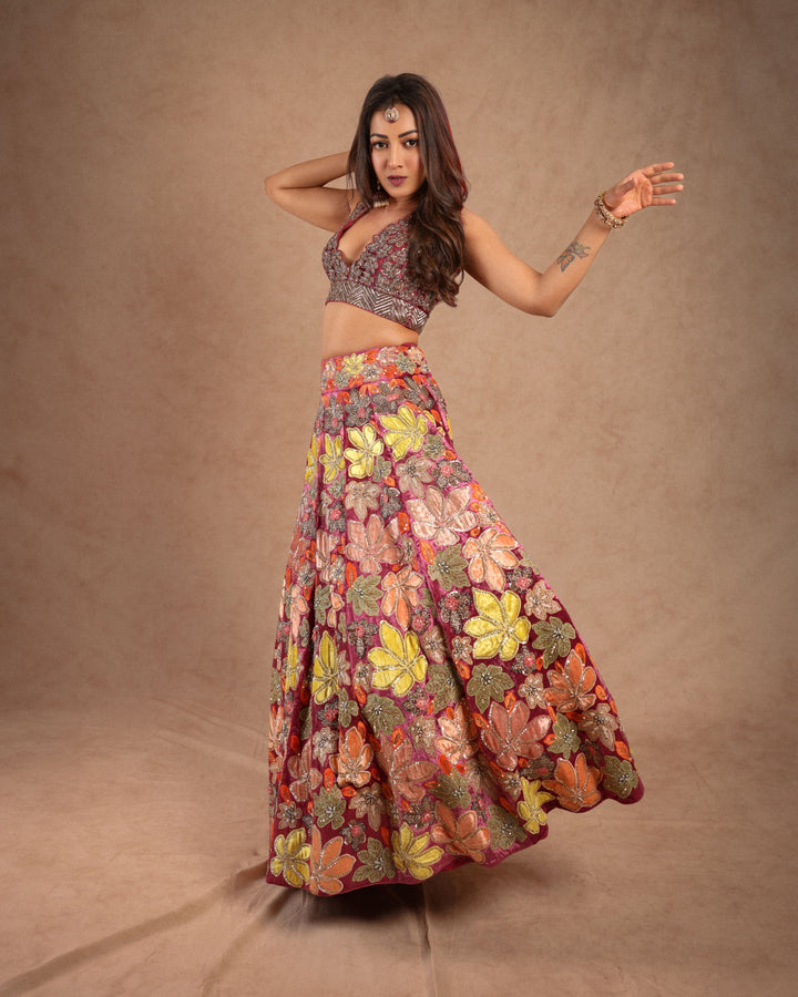 Catherine Tresa In Sundari Lehenga Set - anupellakuruofficial