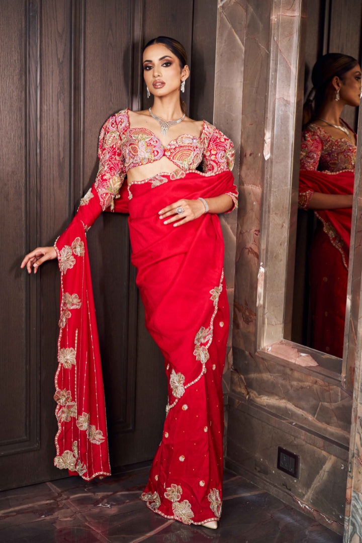 Payal Sharma In Manita Saree Set