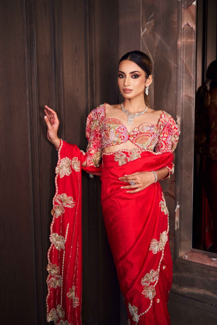 Payal Sharma In Manita Saree Set
